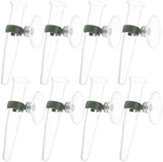 Set di supporti per piante 8 pezzi - supporto per piante - fissaggio alla parete - beccuccio - idratazione - TPU trasparente - estensione di flessibilità - vaso per piante