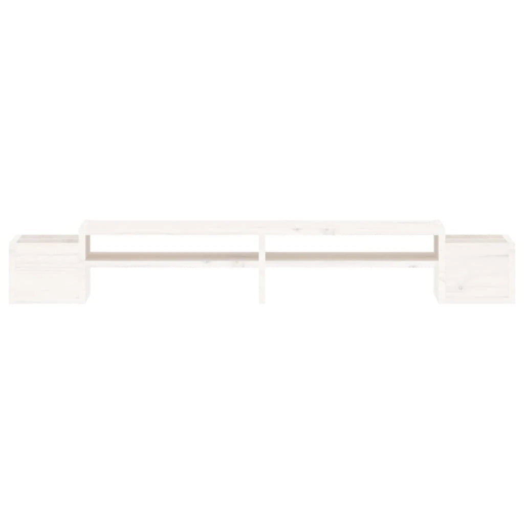 Supporto per monitor 100 x 27,5 x 15 cm in legno massello di pino bianco 02_0004420