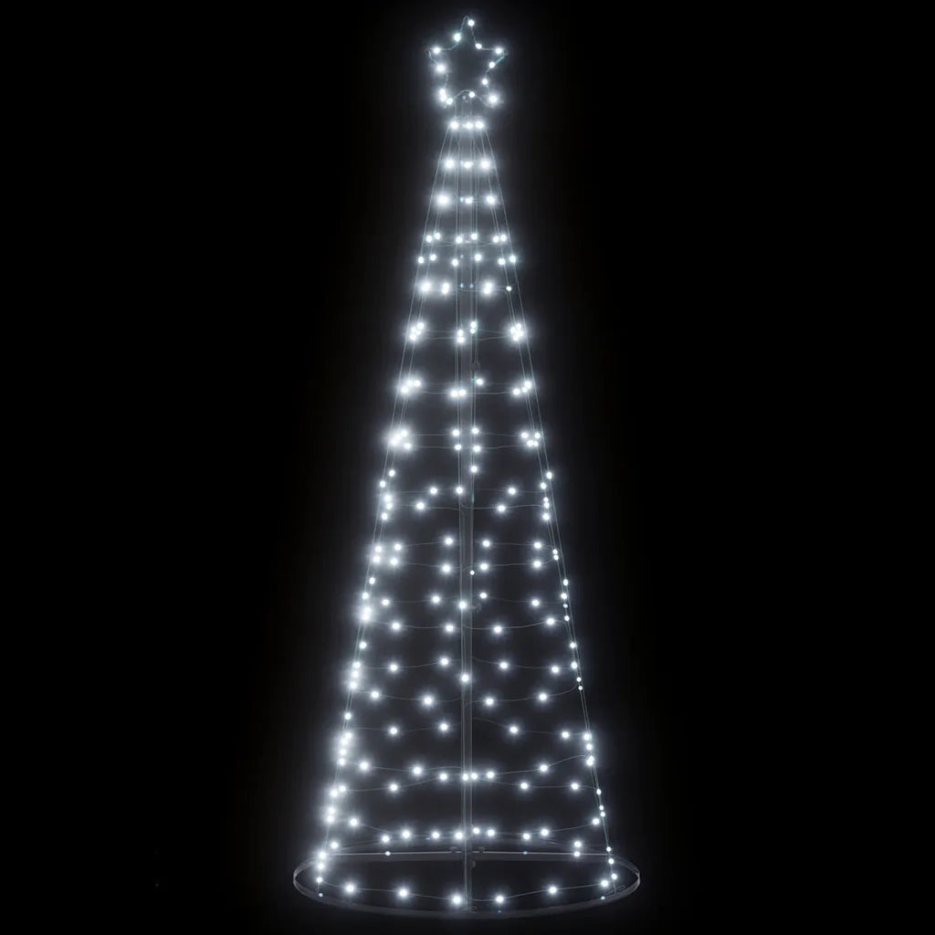 Albero di Natale a LED 200 LED Bianco Freddo 180 cm 4016449