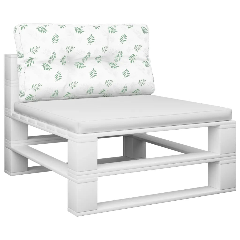 Cuscino per Pallet con Motivo a Foglie 70x40x12 cm in Tessutocod mxl 118402