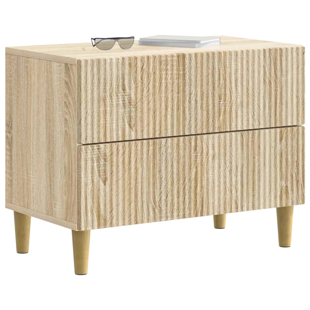 Armadio da Notte con cassetto Rovere Sonoma 62 x 34,5 x 48 cm 894547