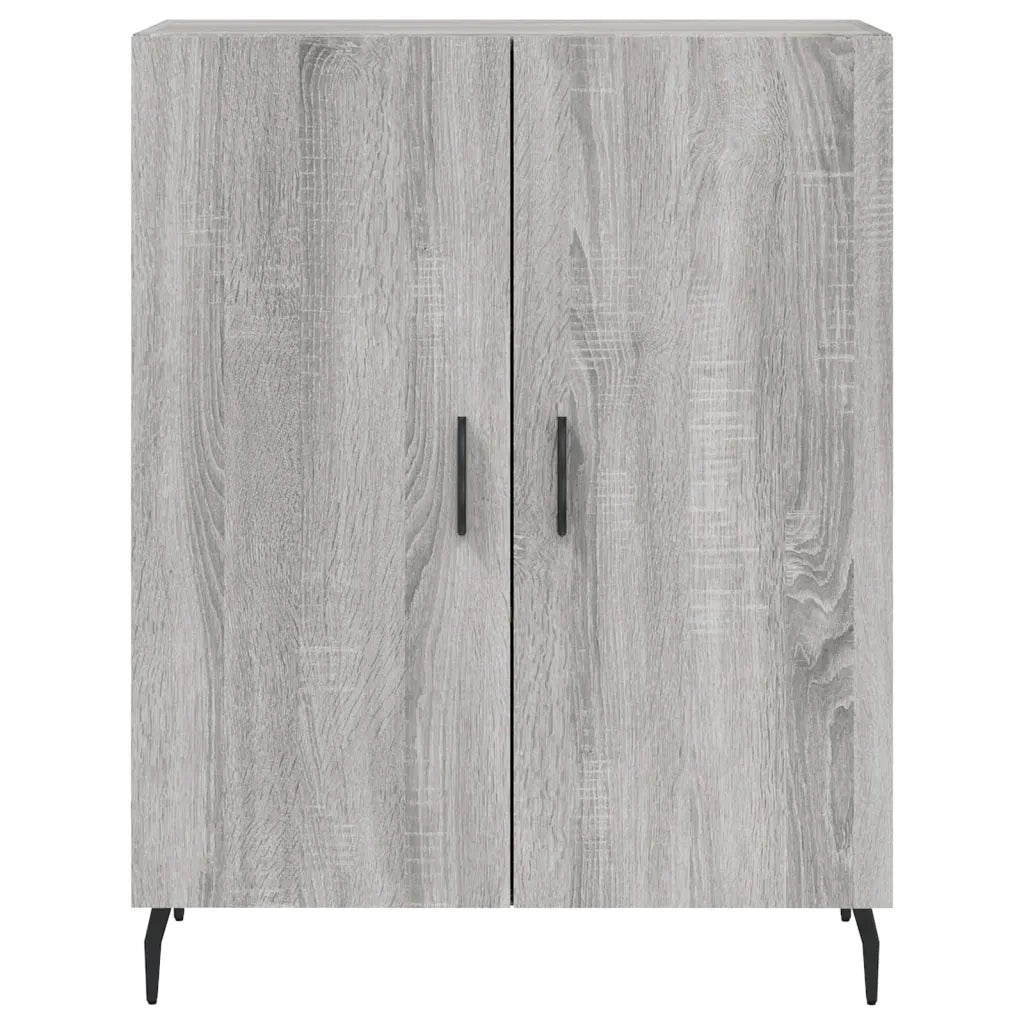Credenza Grigio Sonoma 69,5x34x180 cm in Legno Multistrato 3189275