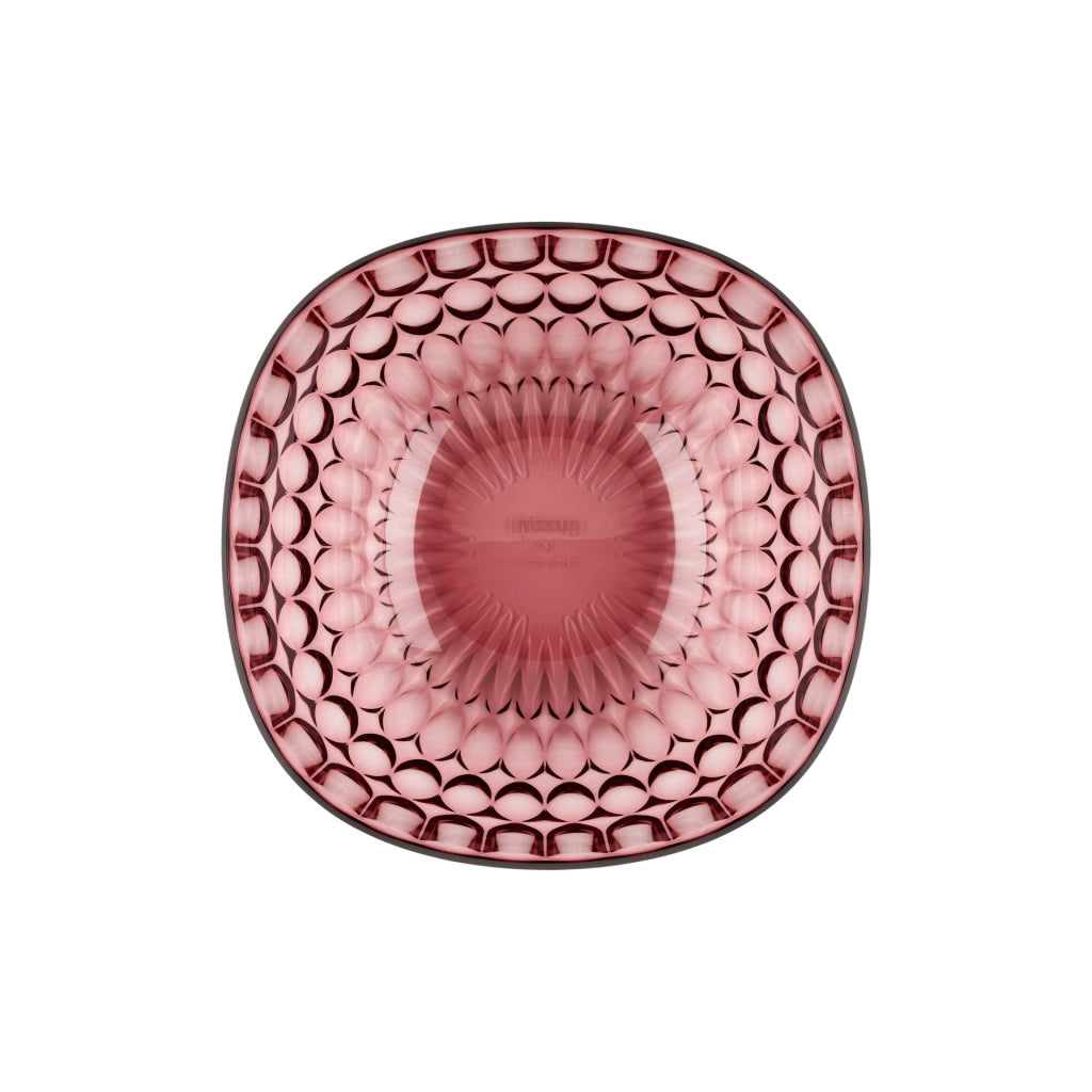Contenitore Vanity Ø25 cm colore malva 25x25xh10,9 cm