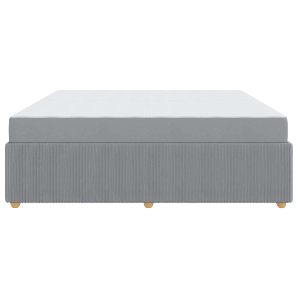 Struttura del letto Grigio chiaro 200 x 200 cm Tessuto 3398431
