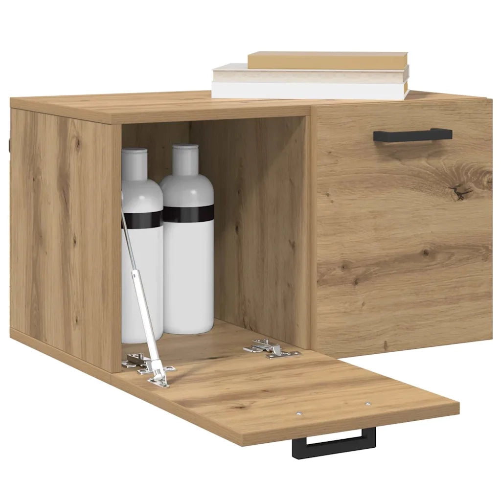Armadietto a Muro | Mobiletto a muro Rovere artigianale 60 x 36,5 x 35 cm