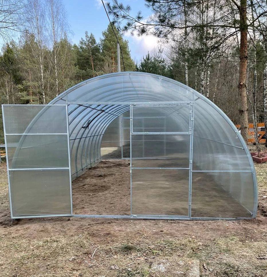 Serra ComPRO 4x6m con copertura policarbonato alveolare 6mm