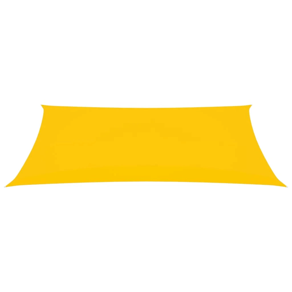 Vela ombreggiante/ombrellone rettangolare in tessuto Oxford 2 x 5 m giallo 02_0009633