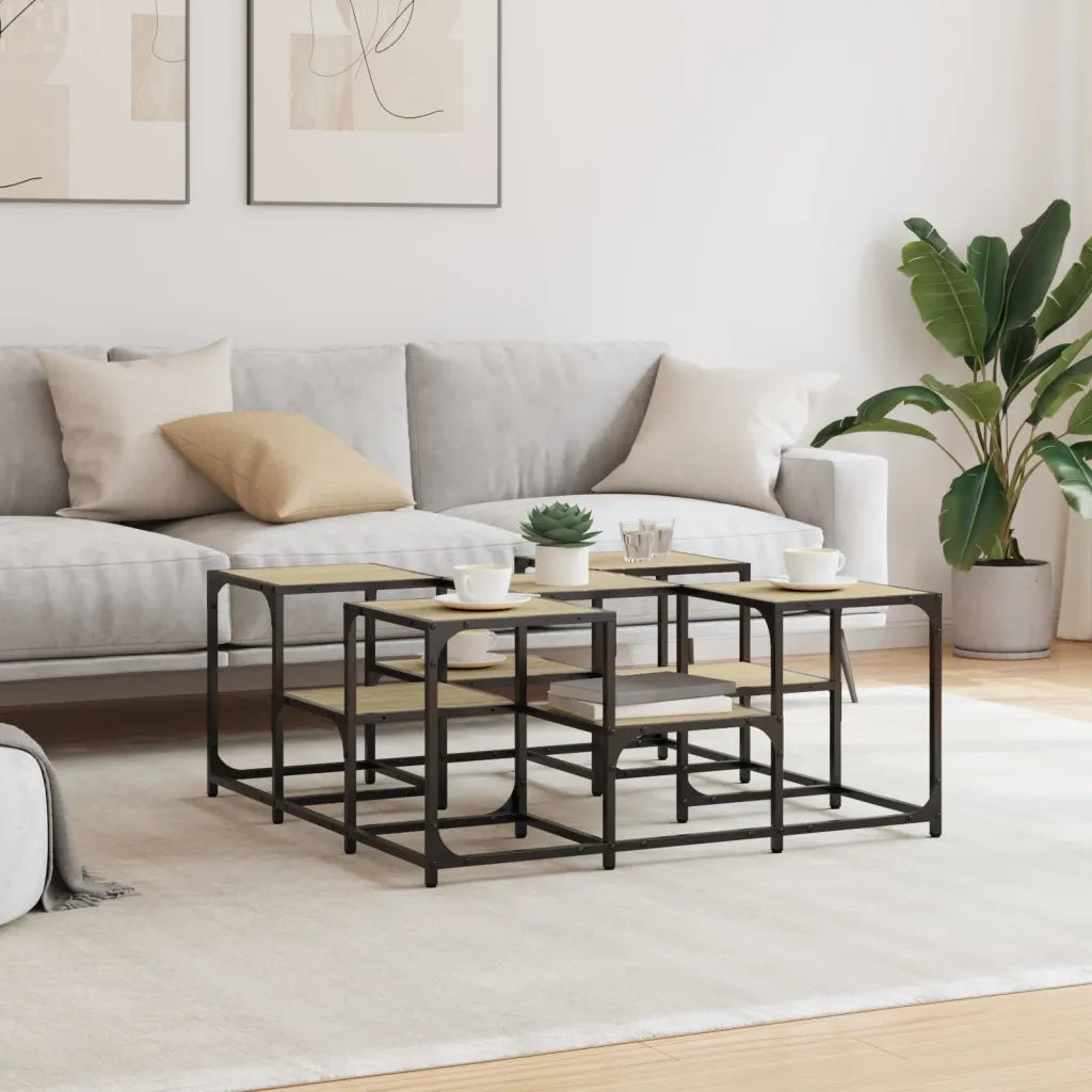 Tavolino da salotto | Tavolino da caff¨¨ | Tavolino da Soggiorno Rovere Sonoma 91x91x40 cm Legno Multistrato