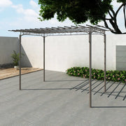 Arco pergola da giardino per rose in acciaio decorazione giardino cod mxl 59634