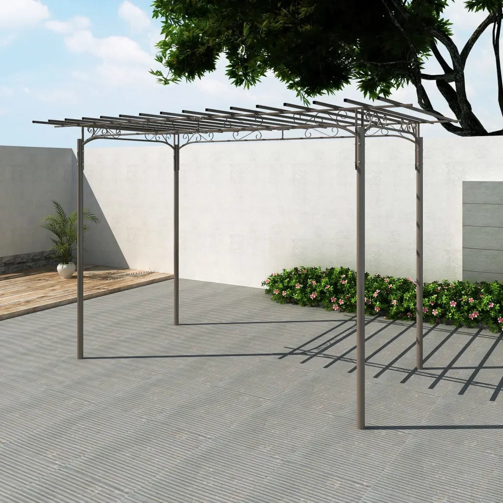 Arco pergola da giardino per rose in acciaio decorazione giardino cod mxl 59634
