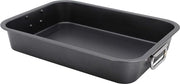 Scheda per barbecue e forno in carbonio, 40 cm, con trattamento antiscivolo, 39 x 29 x 6,5 cm