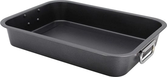 Scheda per barbecue e forno in carbonio, 40 cm, con trattamento antiscivolo, 39 x 29 x 6,5 cm