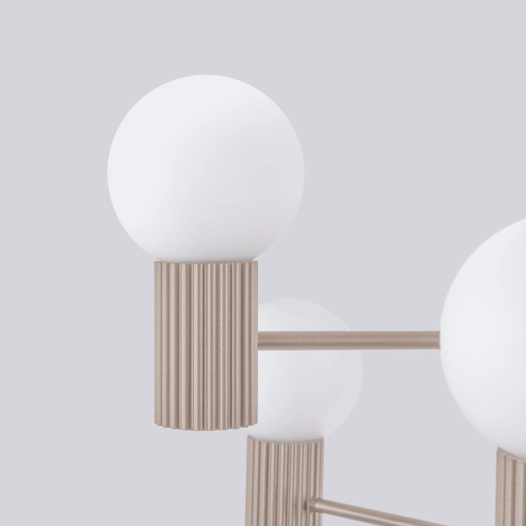 Lampadario HALO 6 taupe