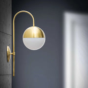 Haines, Lampada da Parete Necessaria 1 Lampadina, oro