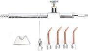 Kit per regolazione della fiamma mini acqua ossigeno fiamma con 4 punte per lavorazione di gioielli