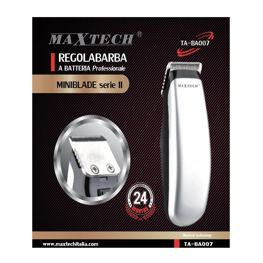 Trade Shop - Mini Rasoio Portatile Viaggio 3 Pettini Regola Barba Tagliacapelli 10.5 Cm Ta-ba007 -