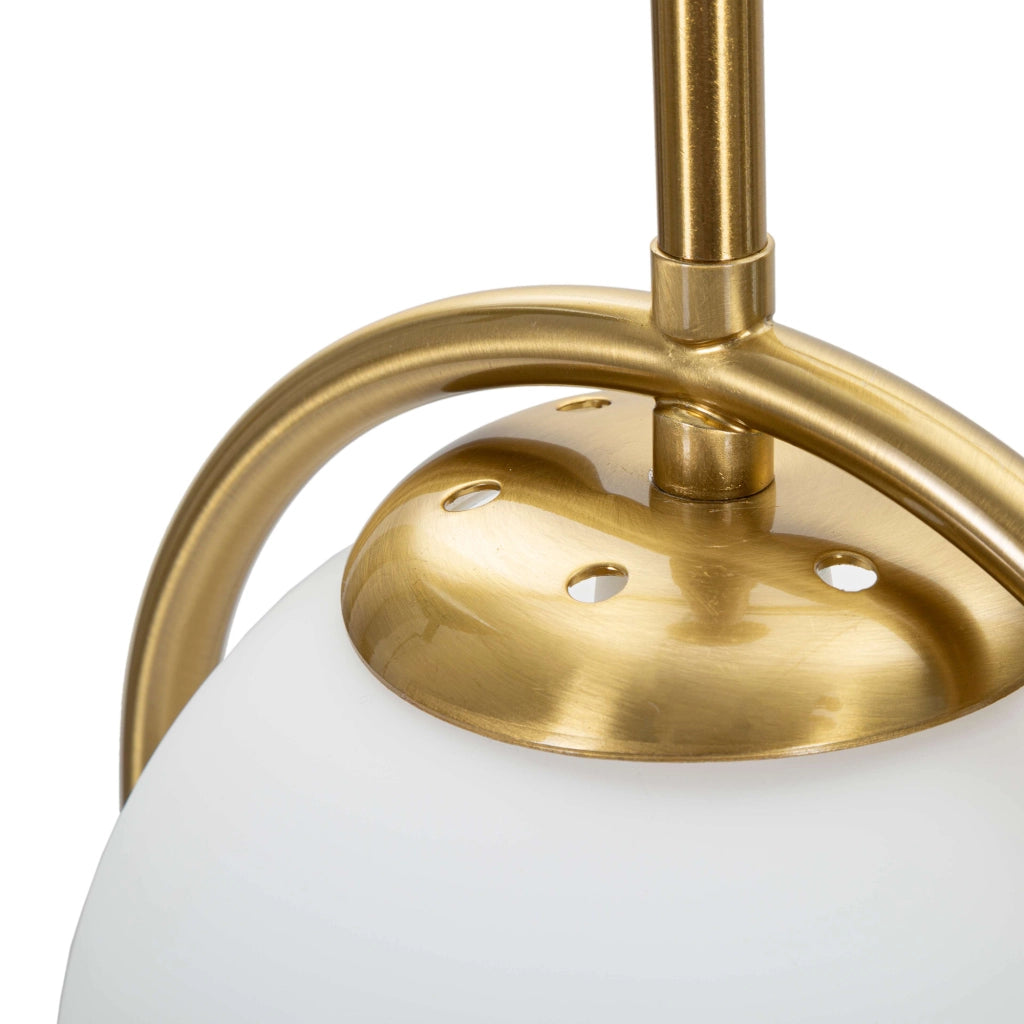 Andong, Lampada da Tavolo Necessaria 1 Lampadina, Bianco Opaco