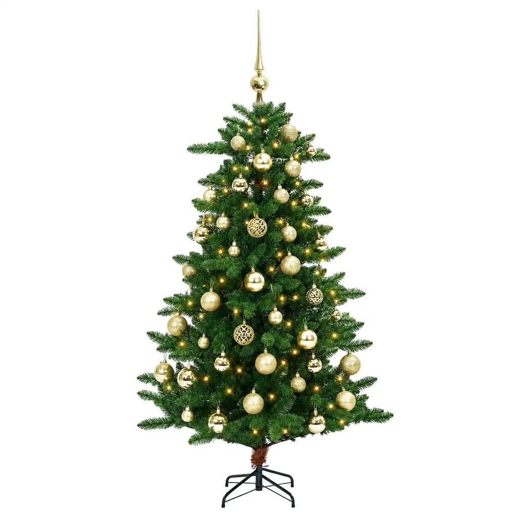 Artificial Christmas Tree with Bauble 150 cm 150 LED 3461386