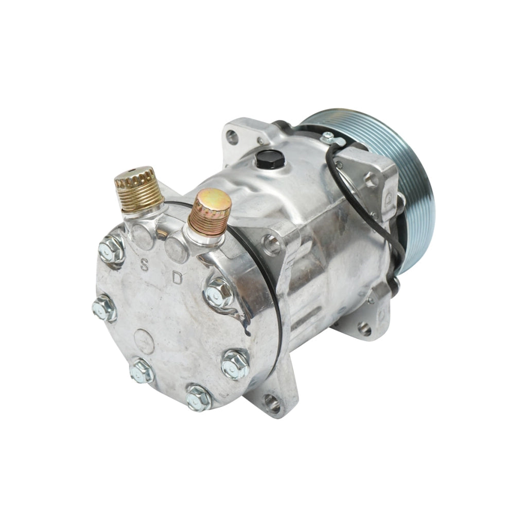 Compressore aria condizionata Mercedes Sprinter, Case IH, Fiat, Ford, New Holland codice OEM 82016158, 87709786, 82008689, 82002069, 81866263