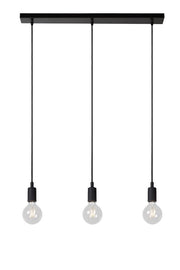 Lampadario Lucide FIX nero 3xE27 max 60W 08408/03/30