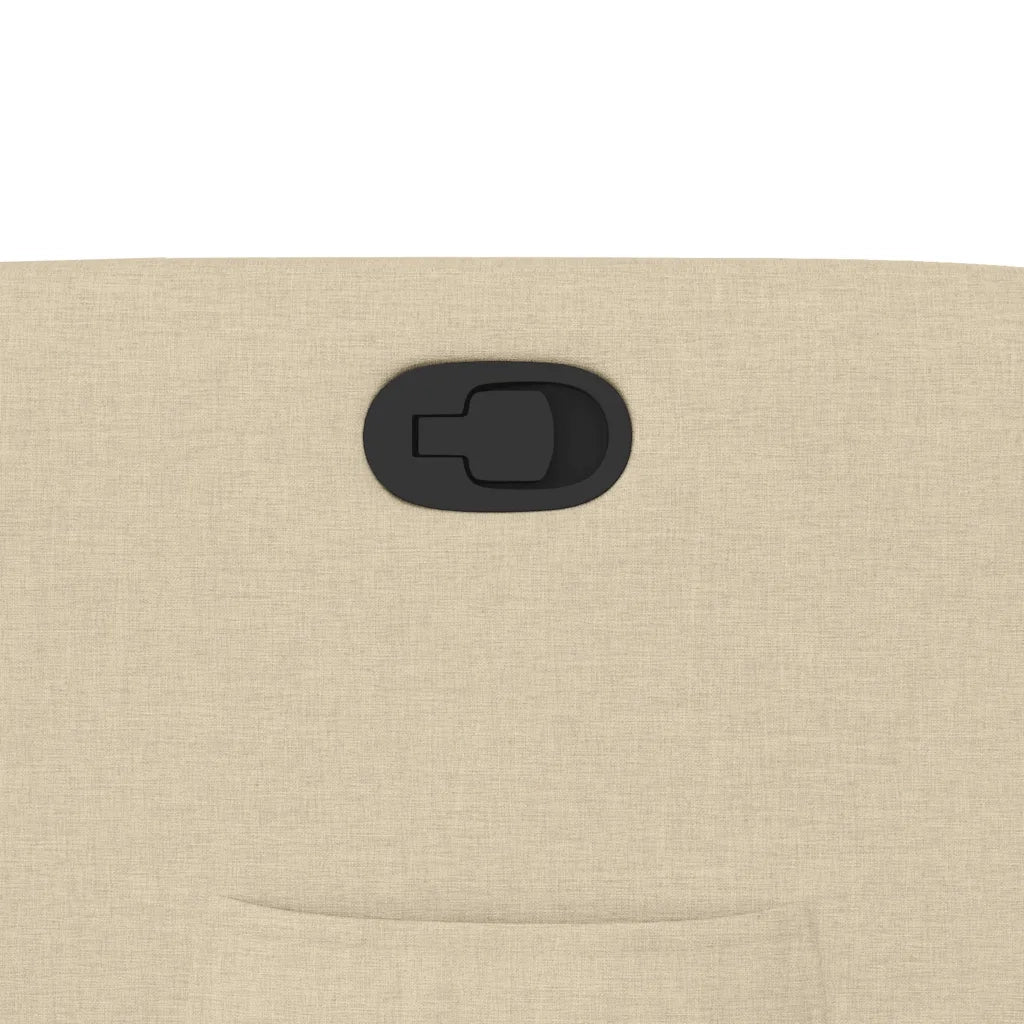 Divano Sedia-Poltrona Reclinabile in Tessuto Crema 361308