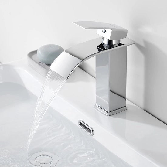 Valvola per doccia in acciaio inox, cromata, attrezzatura per lavabo, attrezzatura per lavabo, miscelatore a una mano per acqua calda e fredda, vasca, attrezzatura per lavabo