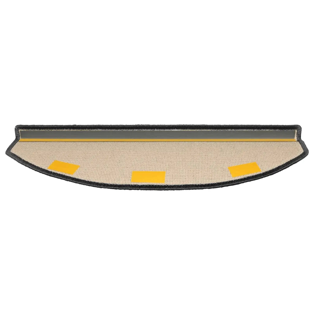 Tappetini per scale autoadesivi 15 pcs Grigio Scuro