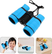 Telescopio portatile 4x30 con cavo, miniatura adatta per osservazione degli uccelli, campeggio, giochi all'aperto (blu)