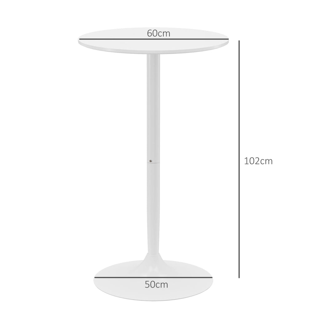 Tavolino da salotto ¨C zephmum ¨C bianco 60x60x102