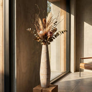 Dadalelo, Vaso Colore Struttura Beige, Bianco Crema