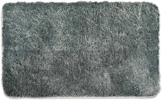 Tappeto Antiscivolo per Bagno - Set - Grigio - 50 x 80 cm
