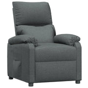 Poltrona | Sedia Relax Reclinabile in Tessuto Grigio Scuro