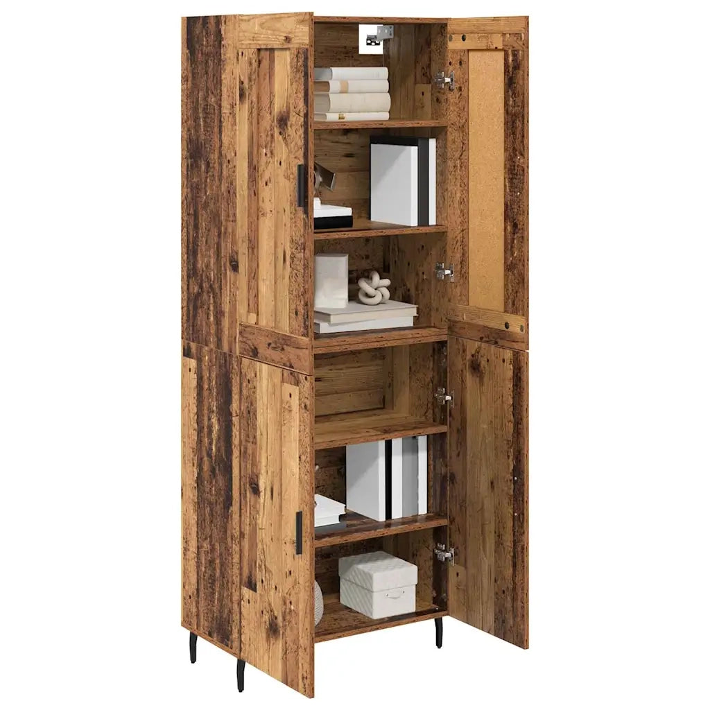 Credenza 2 pcs Legno vecchio Legno multistrato 3415781