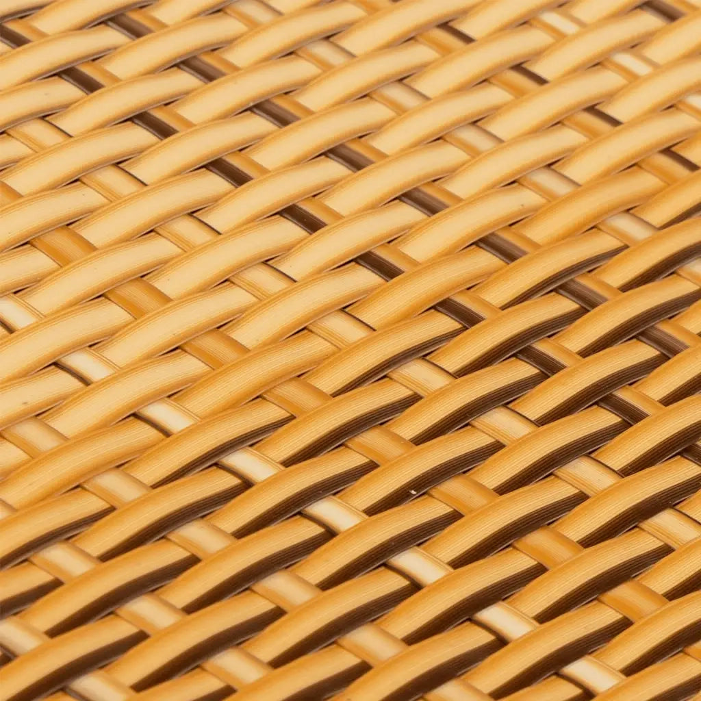 Schermo da balcone | Paravento da Balcone Marrone Chiaro 1000x90 cm in Polyrattan