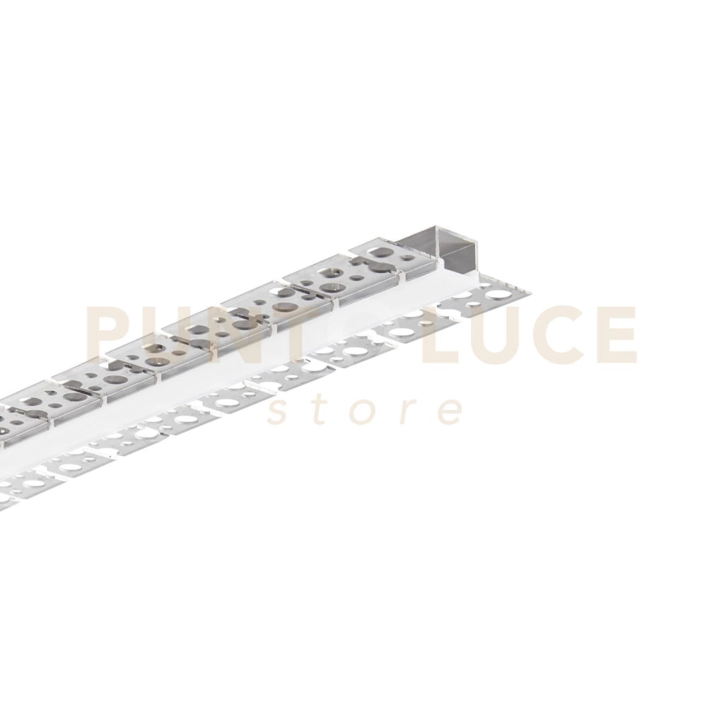 PROFILO BEND ALLUMINIO PER CARTONGESSO 200X5,5X1,25CM IN ALLUMINIO AD INCASSO