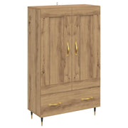 Credenza | Madia | Buffet da pranzo | Armadio da pranzo con cassetto Rovere artigianale 69,5 x 31 x 115 cm