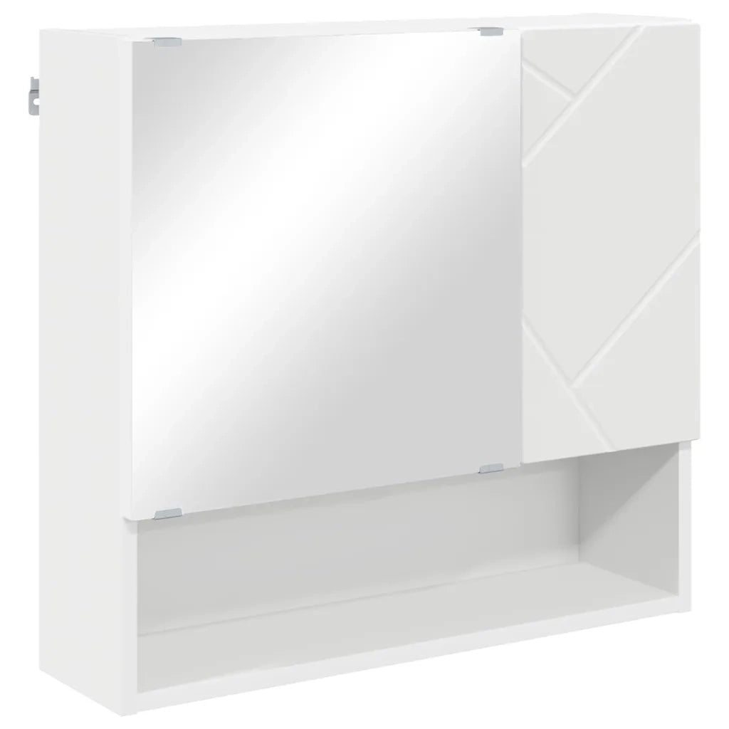 Set di mobili per il bagno Montaggio a parete 4 pcs Bianco