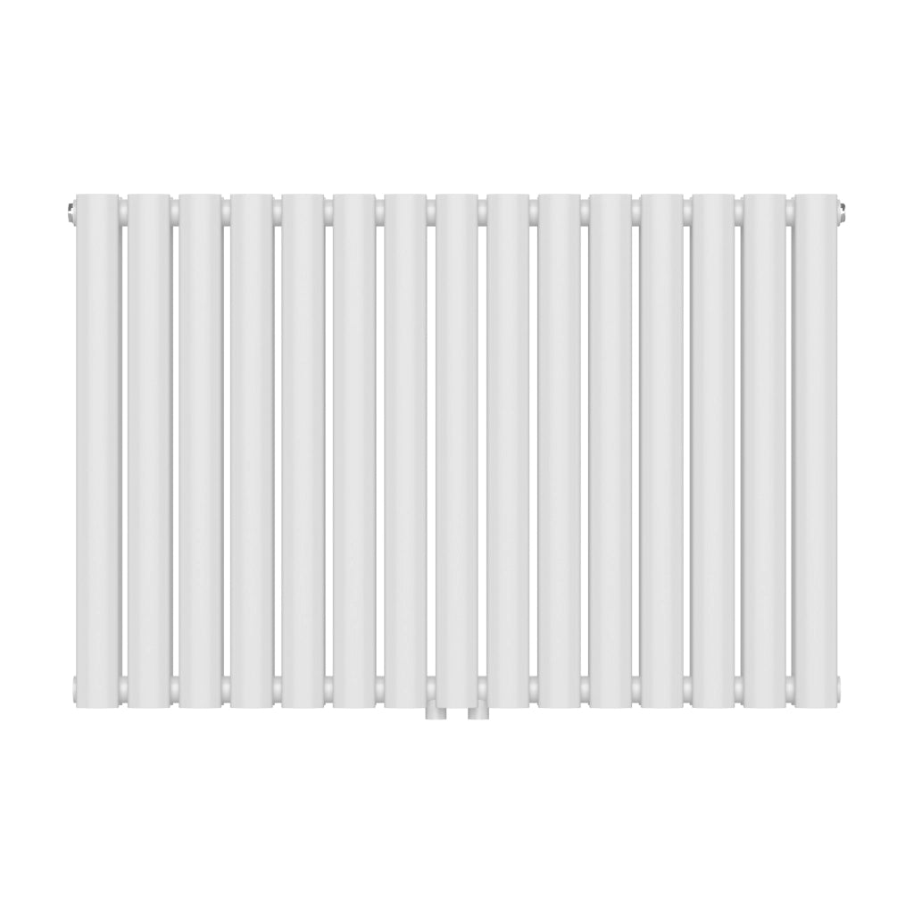 Termosifone Nore ad Acqua Calda Pannello Doppio con Elementi Tubolari 60 x 90 cm Bianco [neu.haus]