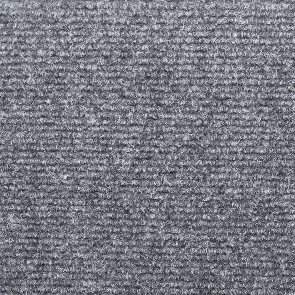 Tappetini per Scale Agugliati 10 pz 65x25 cm Grigio Chiaro cod mxl 62163