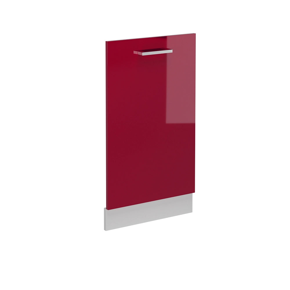 Pannello frontale R-Line Rosso lucido/Bianco 45 cm senza piano di lavoro Vicco