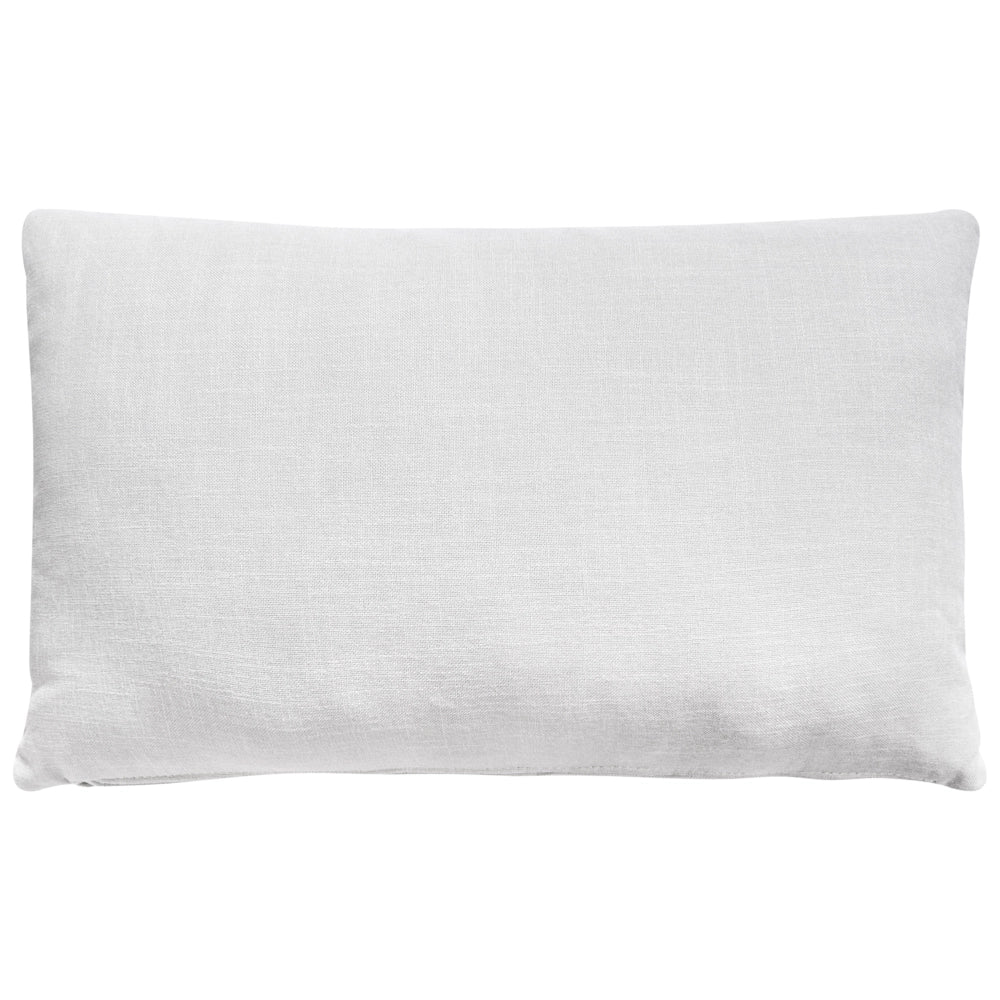 Divano con 8 cuscini grigio chiaro con rivestimento in tessuto crema 4 posti cuscino schienale