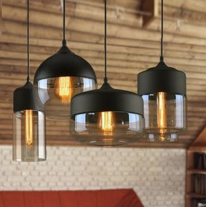 Lampada Da Soffitto Pensile Di Vetro Zenit B Black