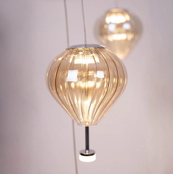 Lampada a sospensione rotonda Palloncini 11 luci LED 66W
