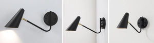Lampada Da Parete APP1139-1W Black Gold