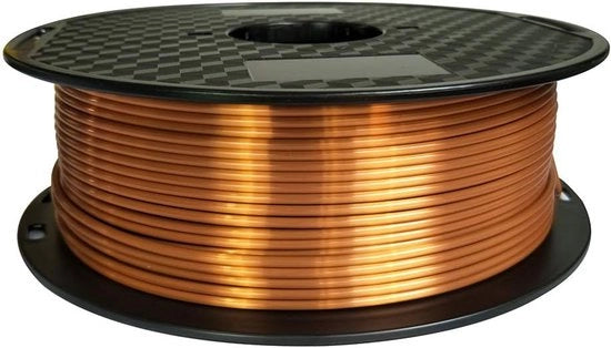 Filamento PLA 2,85 mm per stampa 3D - 1 kg - Materiale di stampa metallico - Rame rosso - Alta qualità stampa 3D