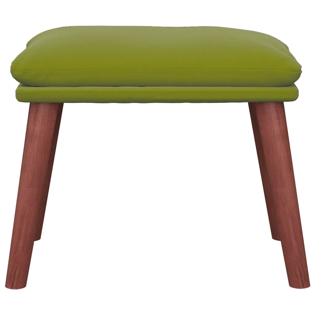 Poggiapiedi Verde Chiaro 45x29,5x35 cm in Velluto 341471