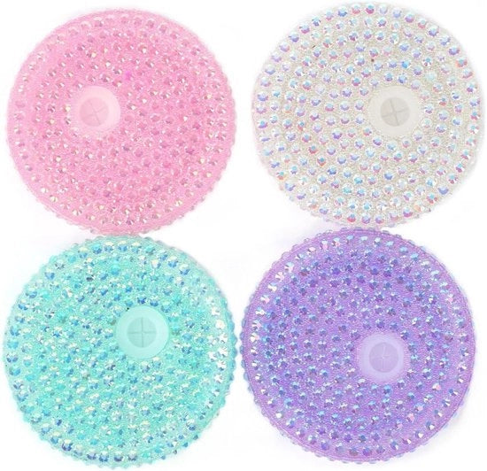 Set di 4 coperchi metallici per Mason Jars con bocca normale, sigillati ermeticamente - Adatto per imbottigliamento, conservazione e stoccaggio.