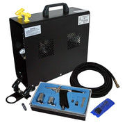 Set aerografia Compressore oil free AS196A, Aerografo doppia azione, Accessori con tubo e raccordi