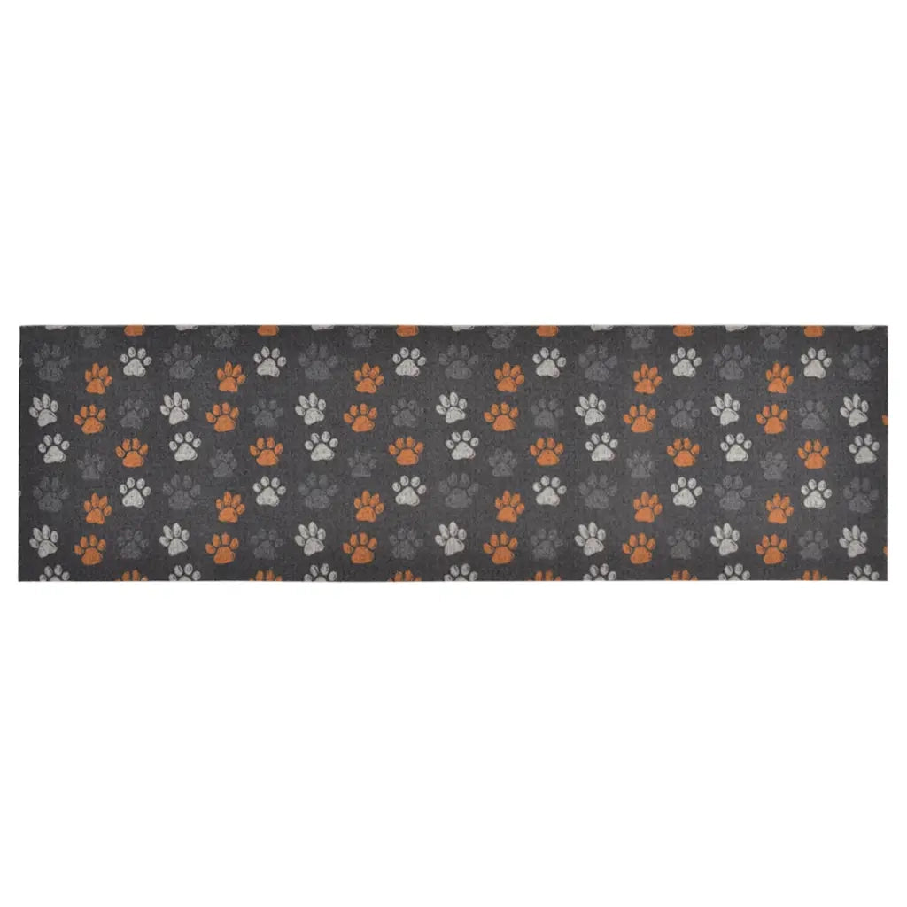 Tappeto da Cucina Lavabile-Tappetino da Cucina Zampe 60x180 cm Velluto