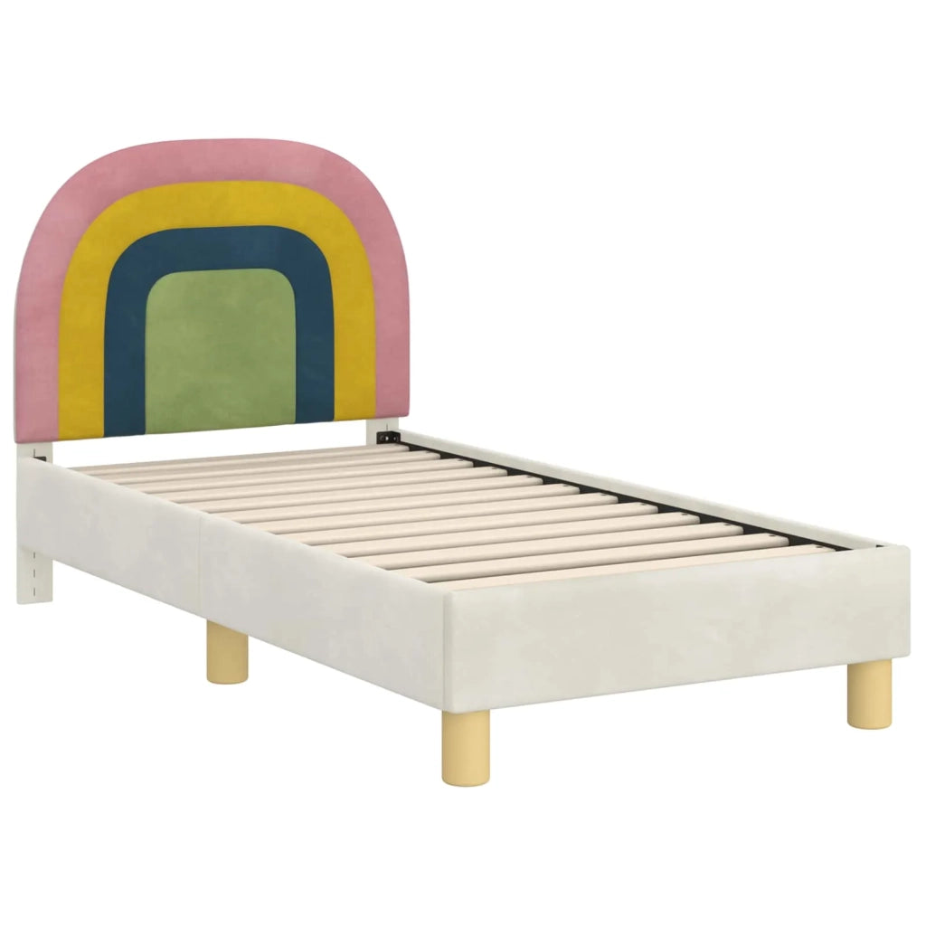 Struttura letto per bambini con testata Crema 70 x 140 cm 42011004
